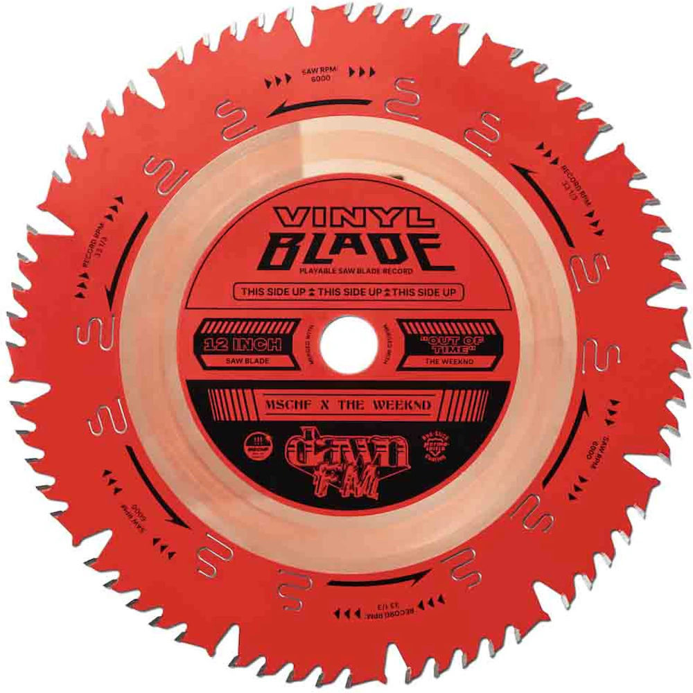 MSCHF x The Weeknd Vinyl Blade (Edition of 25) Orange - SS22 - IT