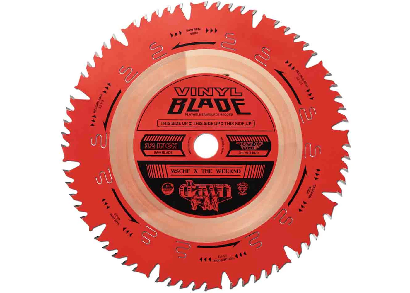 MSCHF x The Weeknd Vinyl Blade (Edition of 25) Orange - SS22 - US