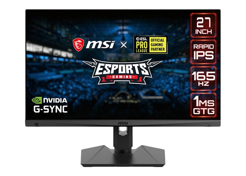 MSI 27 Inch QHD Rapid-IPS Gaming Monitor Optix MAG274QRF-QD Black - US