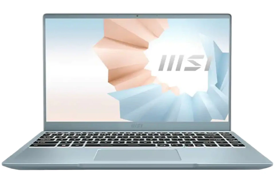 MSI Modern 14" Intel Core i5 8GB RAM 512GB SSD Iris Xe Windows 10 MODERN14B210 Blue Stone