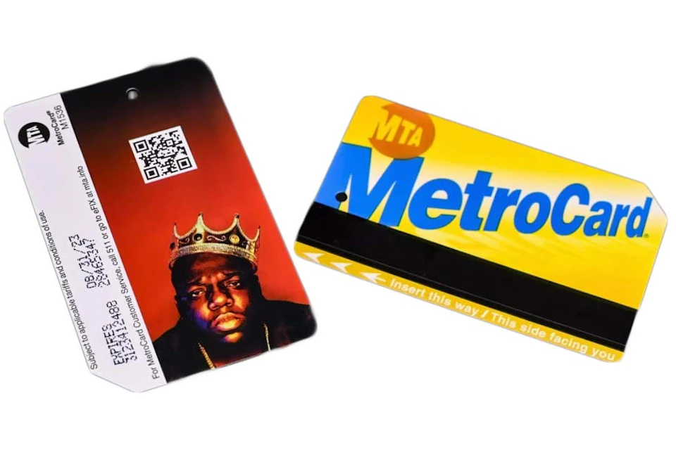 MTA NYC Biggie Smalls Notorious B.I.G Metrocard