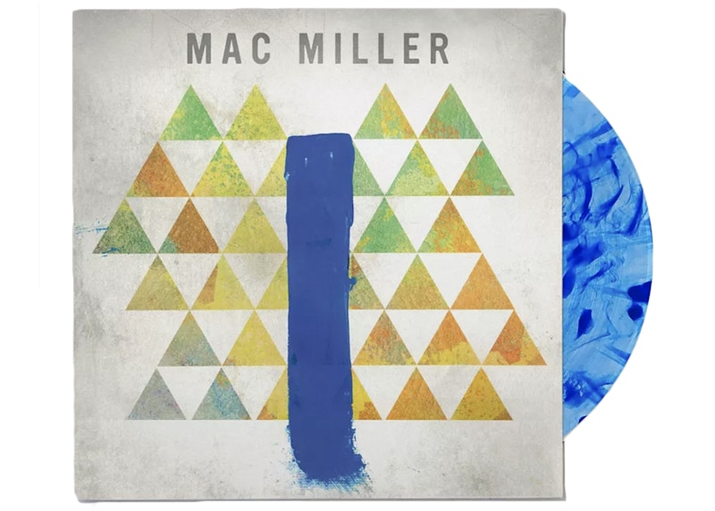 Pre-owned Mac Miller Blue Slide Park 2xlp Vinyl Blue Marble