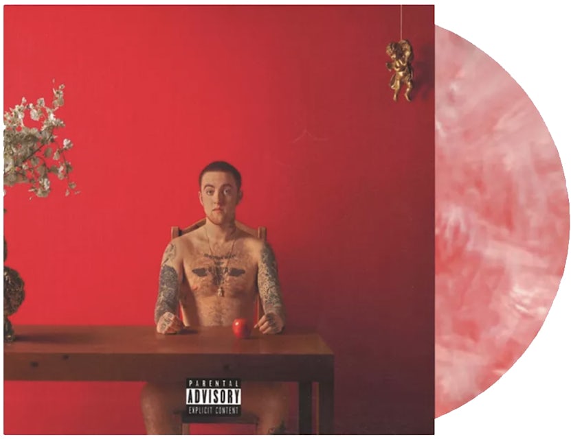 Mac Miller Watching Movies With The Sound Off Limited Edition 2XLP Vinyl  Red Marble - US