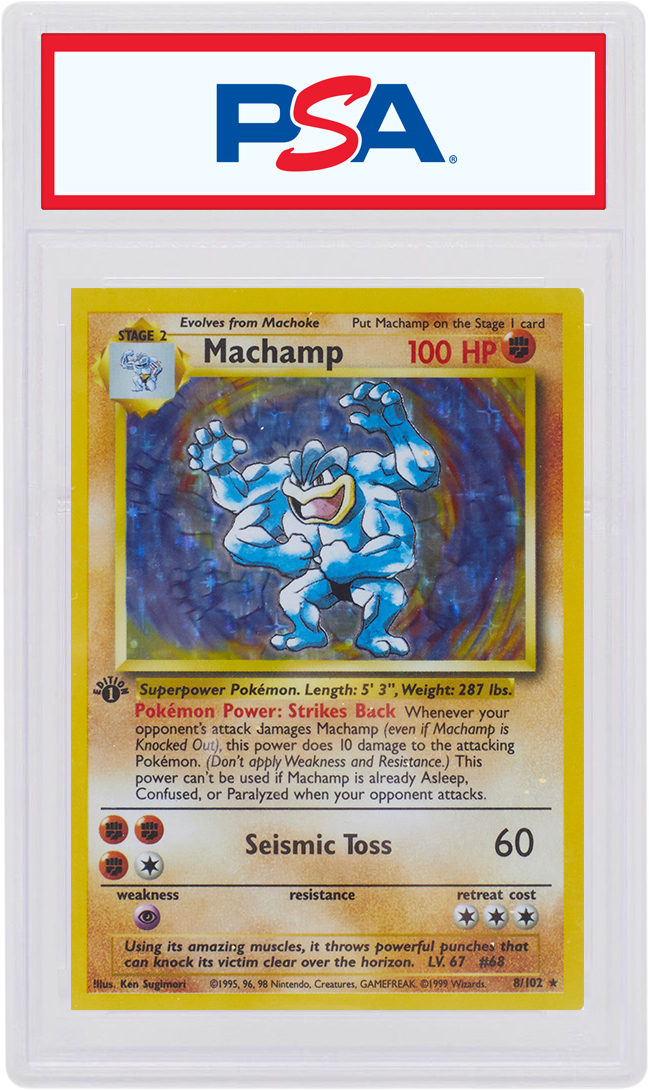 Machamp-Holo 1999 Pokemon TCG Base Set 1st Edition #8/102 - 1999 - US