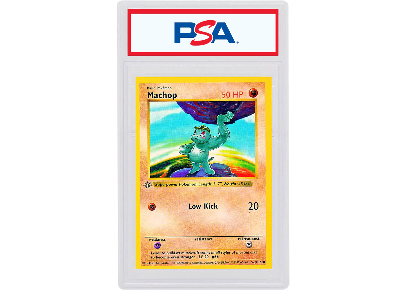 Machop 1999 Pokemon TCG Base Set 1st Edition #52/102 (PSA or BGS Graded) - 1999 - US Machop 1999 Pokemon TCG Base Set 1st Edition #52/102 (PSA or BGS Graded) - 1999 - US