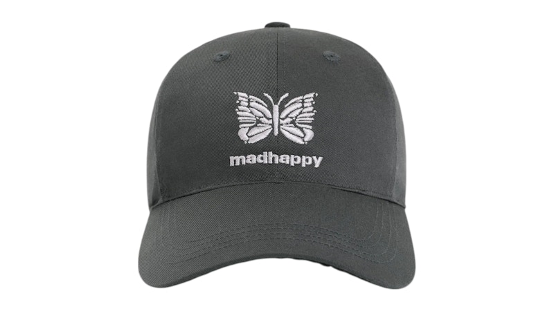 Needles × madhappy 黒の蝶刺繍キャップ 新品タグ付き Needles × madhappy 黒の蝶刺繍キャップ 新品タグ付き