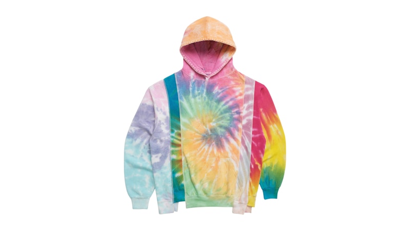 NEEDLES Sweatshirt Trainer White/Purple lines Size-XL New