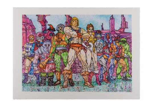 Madsaki x Masters of the Universe Heroes Print (Open Edition)