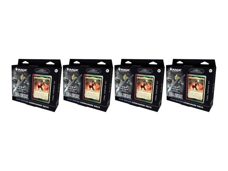 Magic: The Gathering Final Fantasy XV Game Edition Commander Deck 4x Lot