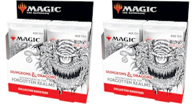 Magic: The Gathering TCG Adventures in the Forgotten Realms Collector Booster Box 2x Lot
