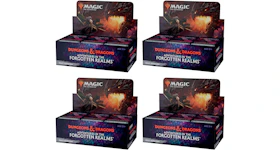 Magic: The Gathering TCG Adventures in the Forgotten Realms Draft Booster Box 4x Lot