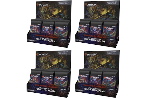 Magic: The Gathering TCG Adventures in the Forgotten Realms Set Booster Box 4x Lot