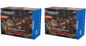 Magic: The Gathering TCG Commander Legends: Battle for Baldur's Gate Bundle Box 2x Lot