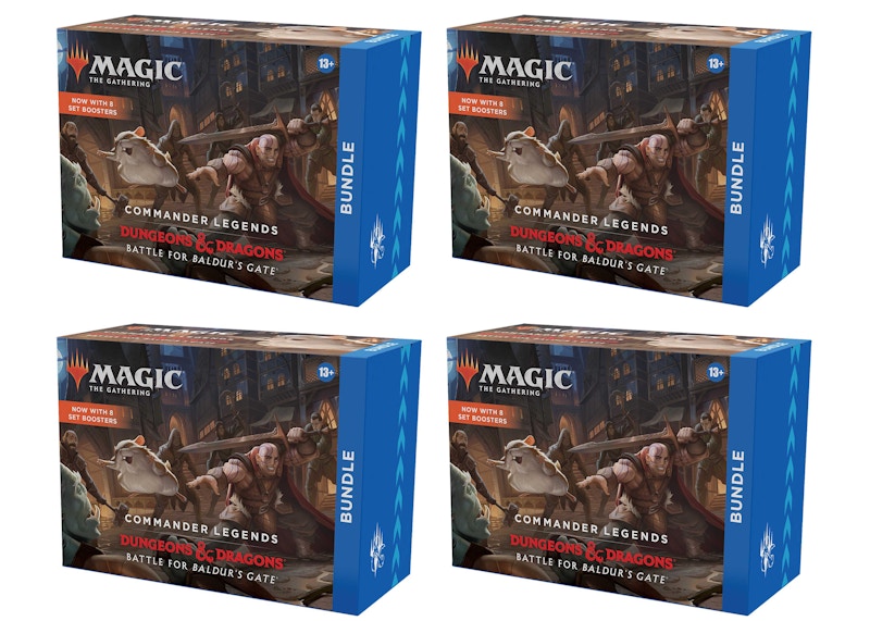 Magic: The Gathering TCG Commander Legends: Battle for Baldur's Gate Bundle Box 4x Lot