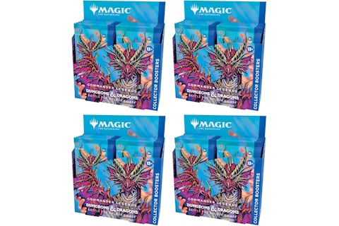 Magic: The Gathering TCG Commander Legends: Battle for Baldur's Gate Collector Booster Box - 12 Packs (180 Cards) 4x Lot - US Magic: The Gathering TCG Commander Legends: Battle for Baldur's Gate Collector Booster Box - 12 Packs (180 Cards) 4x Lot - US
