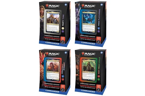 Magic: The Gathering TCG Commander Legends: Battle for Baldur's Gate Commander Deck Set of 4 - US Magic: The Gathering TCG Commander Legends: Battle for Baldur's Gate Commander Deck Set of 4 - US