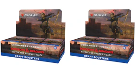 Magic: The Gathering TCG Commander Legends: Battle for Baldur's Gate Draft Booster Box 2x Lot