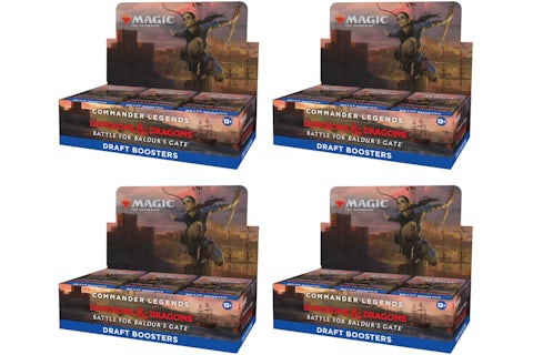 Magic: The Gathering TCG Commander Legends: Battle for Baldur's Gate Draft Booster Box 4x Lot - US Magic: The Gathering TCG Commander Legends: Battle for Baldur's Gate Draft Booster Box 4x Lot - US