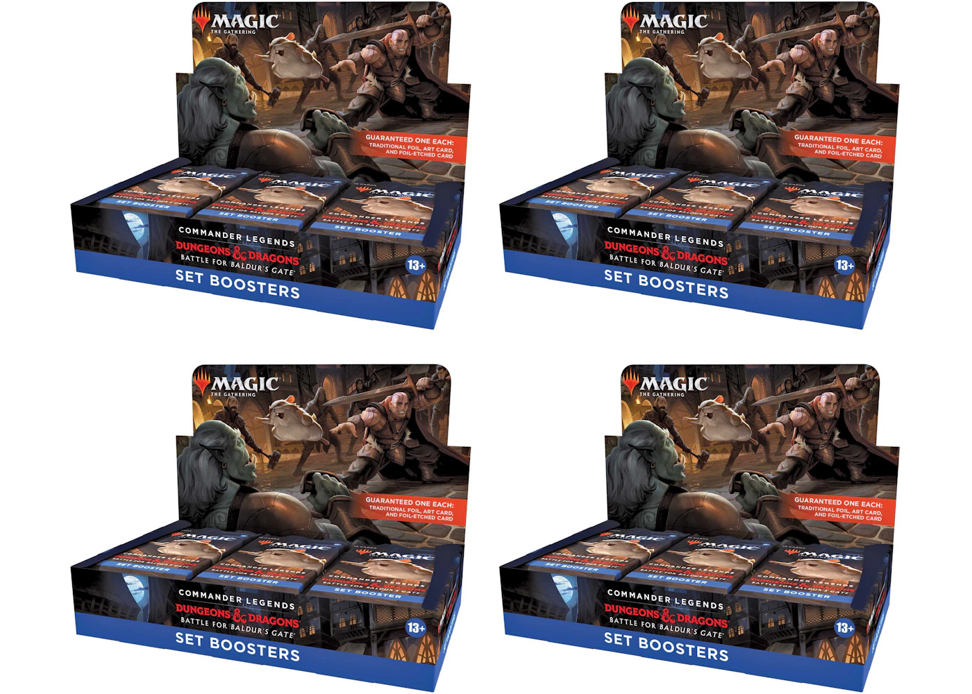 Magic: The Gathering TCG Commander Legends: Battle for Baldur's Gate Set Booster Box 4x Lot - US Magic: The Gathering TCG Commander Legends: Battle for Baldur's Gate Set Booster Box 4x Lot - US