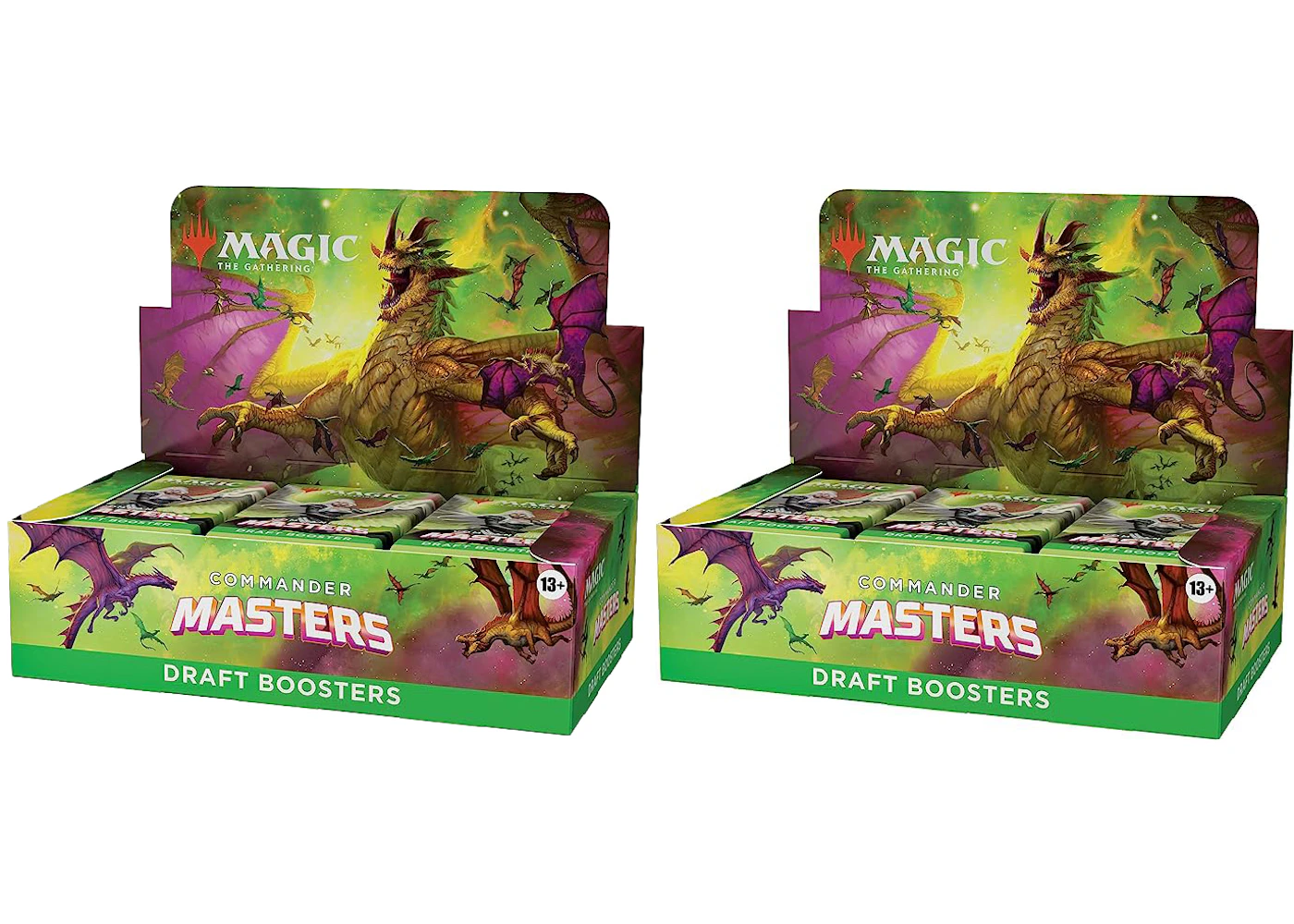 Magic: The Gathering TCG Commander Master Draft Booster Box 2x Lot - US Magic: The Gathering TCG Commander Master Draft Booster Box 2x Lot - US