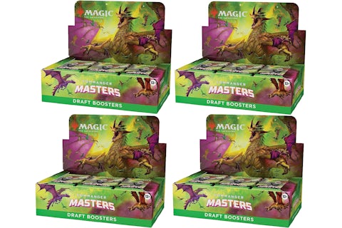 Magic: The Gathering TCG Commander Master Draft Booster Box 4x Lot DE Magic: The Gathering TCG Commander Master Draft Booster Box 4x Lot DE