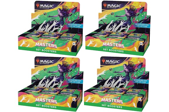 Magic: The Gathering TCG Commander Master Set Booster Box 4x Lot