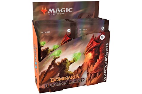 Magic: The Gathering TCG Dominaria Remastered Collector Booster Box 12 Packs (180 Cards) - US Magic: The Gathering TCG Dominaria Remastered Collector Booster Box 12 Packs (180 Cards) - US