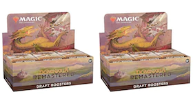Magic: The Gathering TCG Dominaria Remastered Draft Booster Box 2x Lot
