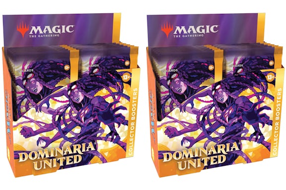 Magic: The Gathering TCG Dominaria United Collector Booster Box 12 Packs (180 Cards) 2x Lot