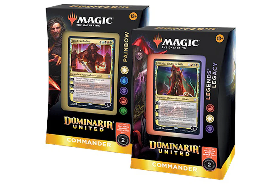 Magic: The Gathering TCG Dominaria United Commander Deck Set of 2