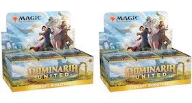 Magic: The Gathering TCG Dominaria United Draft Booster Box 2x Lot