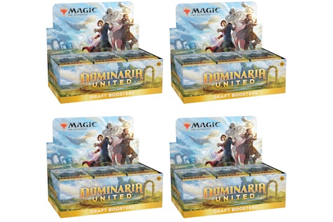 Magic: The Gathering TCG Dominaria United Draft Booster Box 4x Lot - US Magic: The Gathering TCG Dominaria United Draft Booster Box 4x Lot - US