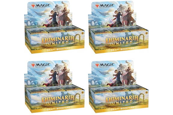 Magic: The Gathering TCG Dominaria United Draft Booster Box 4x Lot