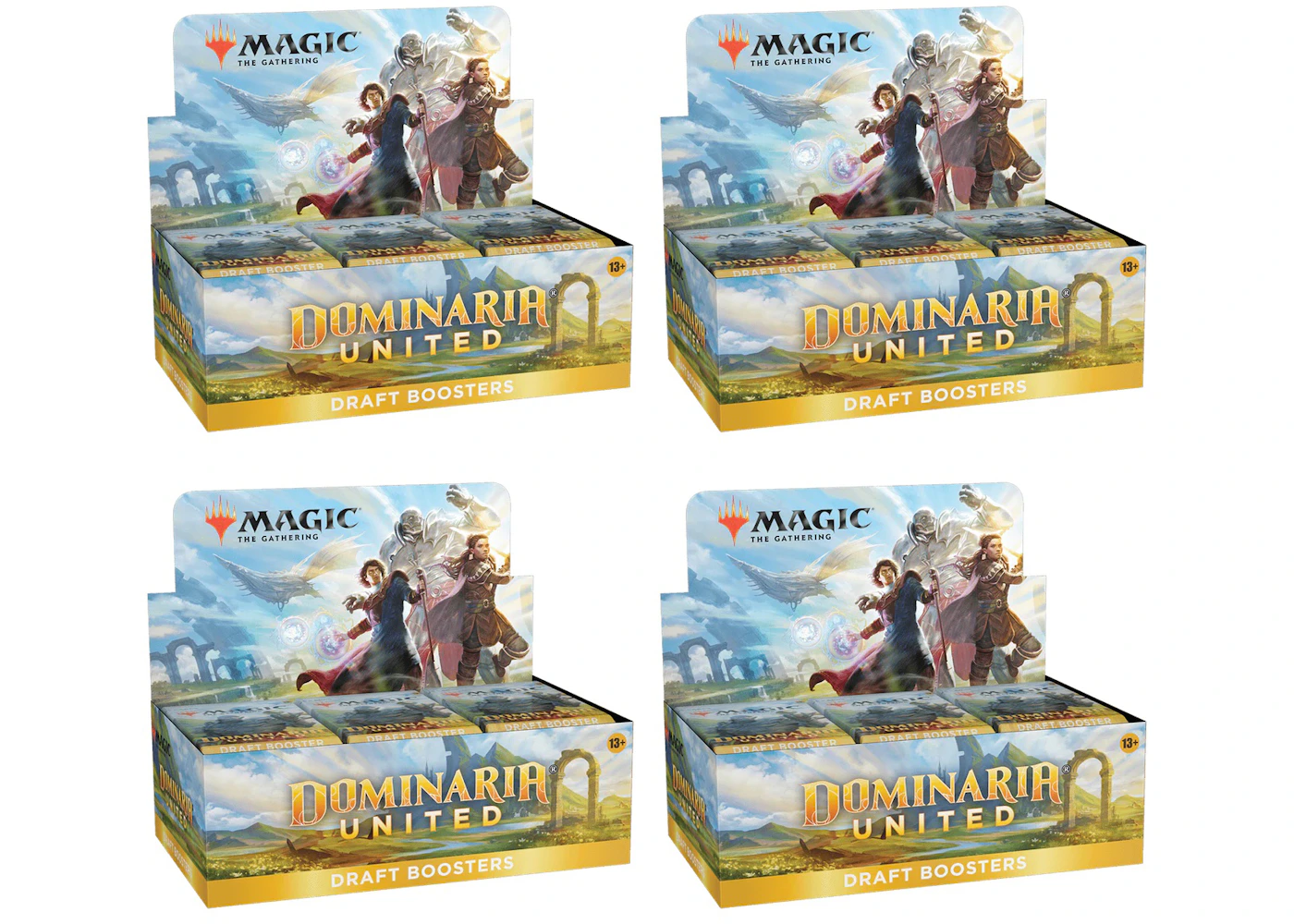 Magic: The Gathering TCG Dominaria United Draft Booster Box 4x Lot - US Magic: The Gathering TCG Dominaria United Draft Booster Box 4x Lot - US