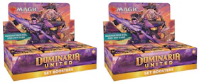 Magic: The Gathering TCG Dominaria United Set Booster Box 2x Lot