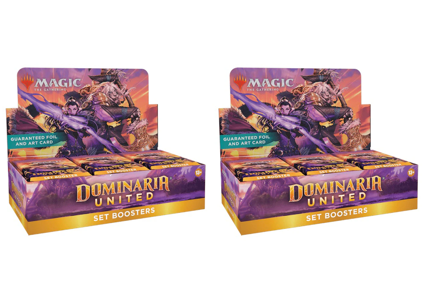 Magic: The Gathering TCG Dominaria United Set Booster Box 2x Lot - US Magic: The Gathering TCG Dominaria United Set Booster Box 2x Lot - US