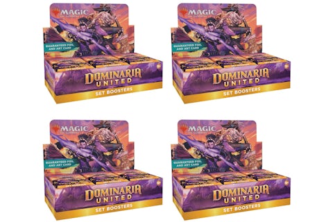 Magic: The Gathering TCG Dominaria United Set Booster Box 4x Lot - US Magic: The Gathering TCG Dominaria United Set Booster Box 4x Lot - US
