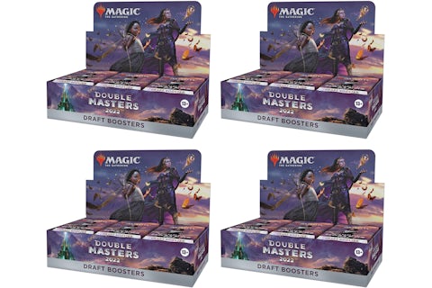 Magic: The Gathering TCG Double Masters 2022 Draft Booster Box 4x Lot - US Magic: The Gathering TCG Double Masters 2022 Draft Booster Box 4x Lot - US