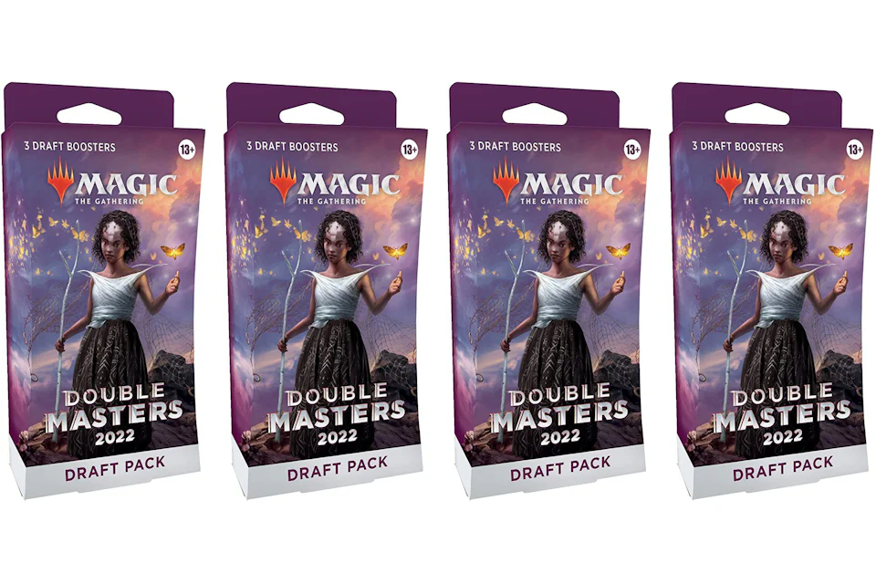 Magic: The Gathering TCG Double Masters 2022 Draft Pack 4x Lot