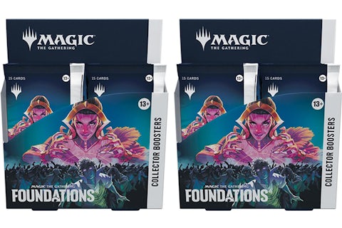 Magic: The Gathering Foundations Collector Booster Display Booster Box 2x Lot - US Magic: The Gathering Foundations Collector Booster Display Booster Box 2x Lot - US