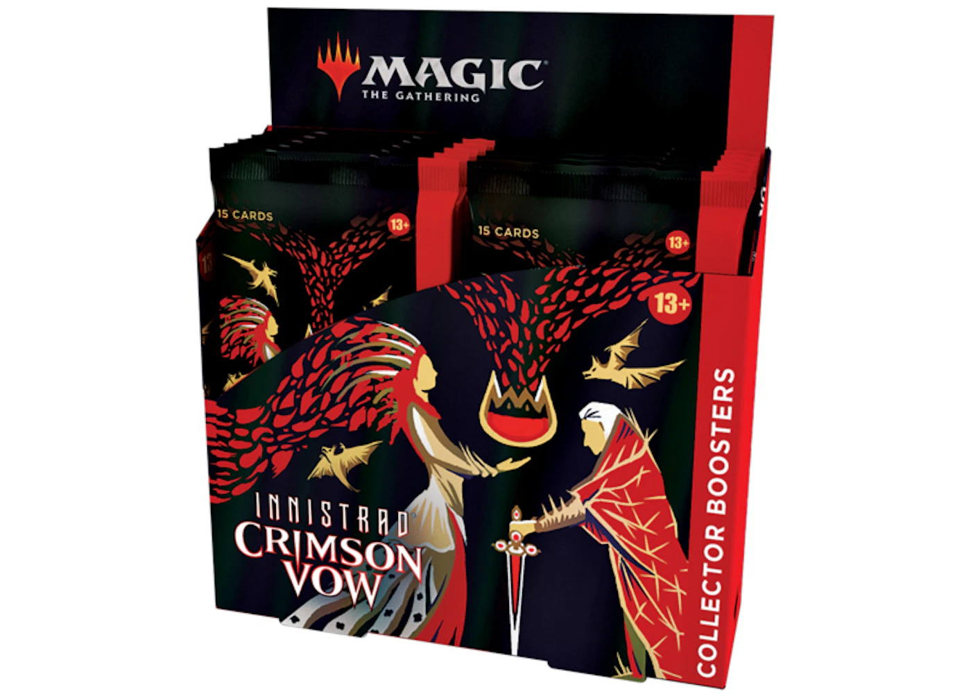 Magic: The Gathering TCG Innistrad: Crimson Vow Collector Booster Box - US Magic: The Gathering TCG Innistrad: Crimson Vow Collector Booster Box - US