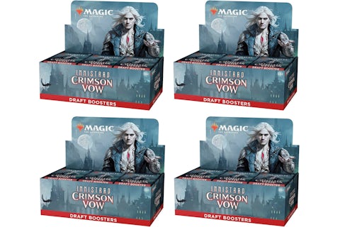 Magic: The Gathering TCG Innistrad: Crimson Vow Draft Booster Box 4x Lot - US Magic: The Gathering TCG Innistrad: Crimson Vow Draft Booster Box 4x Lot - US