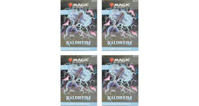 Magic: The Gathering TCG Kaldheim 15-Card Collector Booster Pack 4x Lot