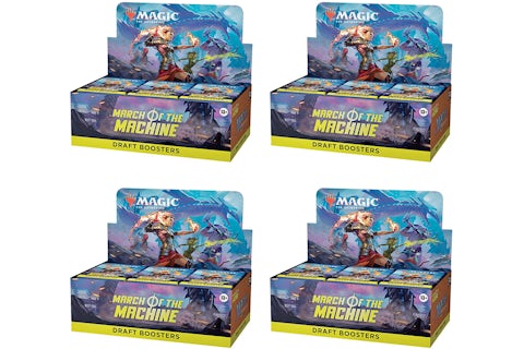 Magic: The Gathering TCG March of the Machine Draft Booster Box 4x Lot - US Magic: The Gathering TCG March of the Machine Draft Booster Box 4x Lot - US
