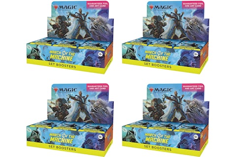Magic: The Gathering TCG March of the Machine Set Booster Box 4x Lot - GB Magic: The Gathering TCG March of the Machine Set Booster Box 4x Lot - GB