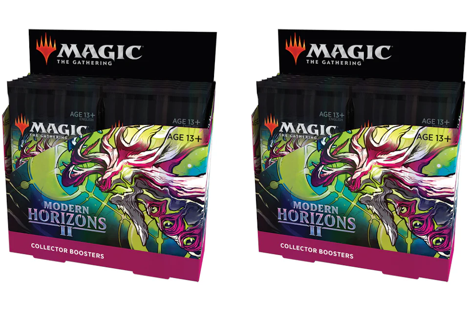 Magic: The Gathering TCG Modern Horizons 2 Collector Booster Box 2x Lot