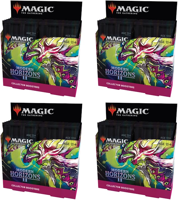 Magic: The Gathering TCG Modern Horizons 2 Collector Booster Box 4x Lot - IT