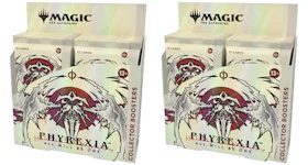 Magic: The Gathering TCG Phyrexia: All Will Be One Collector Booster Box 12 Packs (180 Cards) 2x Lot