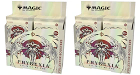 Magic: The Gathering TCG Phyrexia: All Will Be One Collector Booster Box 12 Packs (180 Cards) 2x Lot