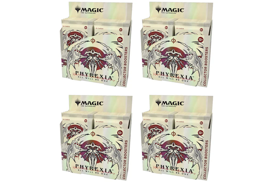 Magic: The Gathering TCG Phyrexia: All Will Be One Collector Booster Box 12 Packs (180 Cards) 4x Lot